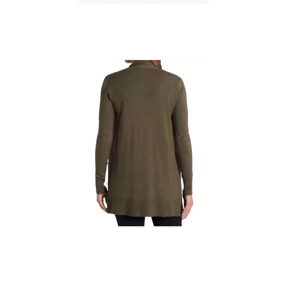Pink Clover Stitch Fix Cardigan Green Open Front Sweater Long Small NEW